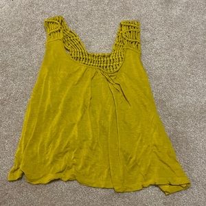 Mustard yellow tank top